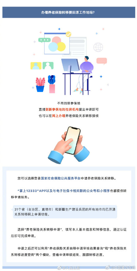 换了新工作养老保险要转吗