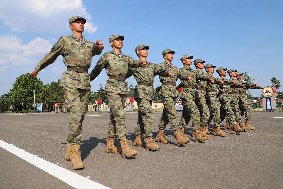 海军航空大学某训练基地组织2024年春季入伍新兵结业考核