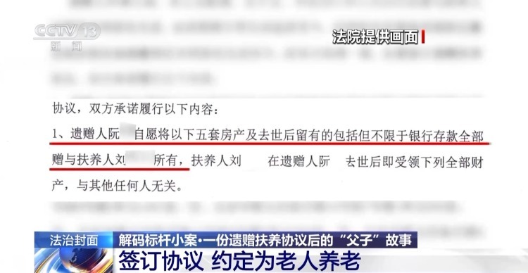照顾无血缘关系老人12年 能否继承五套房产