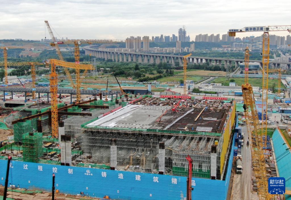 特大型铁路综合交通枢纽西安东站建设迎来新进展