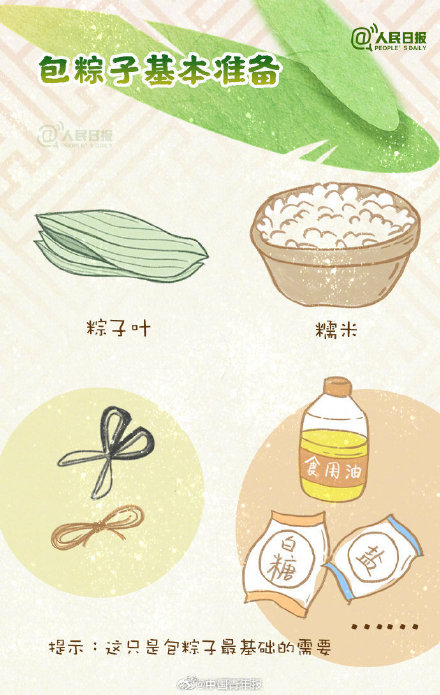 转存！端午必备包粽子教程