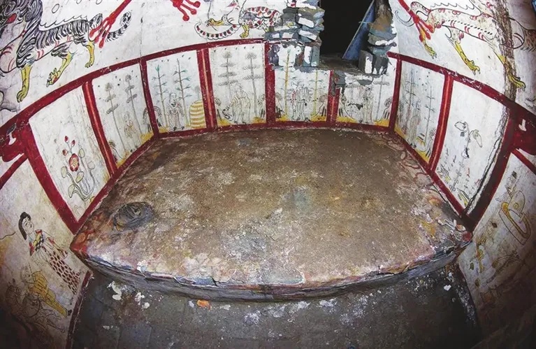 太原发现一座唐代壁画墓