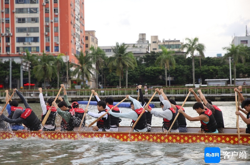 海口龙舟赛将于6月10日开赛