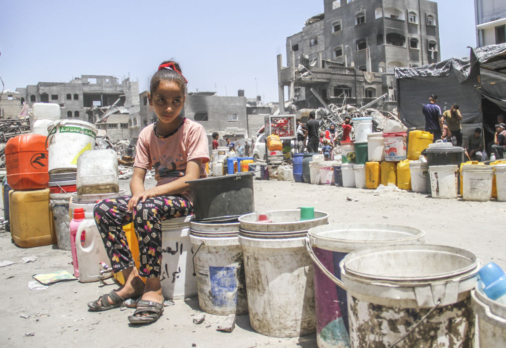 联合国儿基会:九成加沙儿童营养不足 联合国儿基会:九成加沙儿童营养不足
