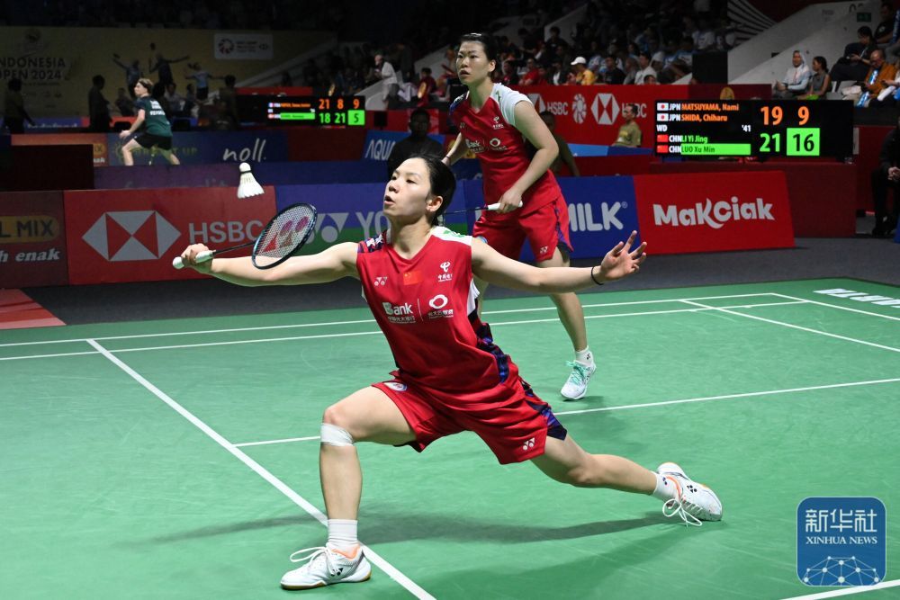 印尼羽毛球公开赛丨李怡婧/罗徐敏晋级女双八强