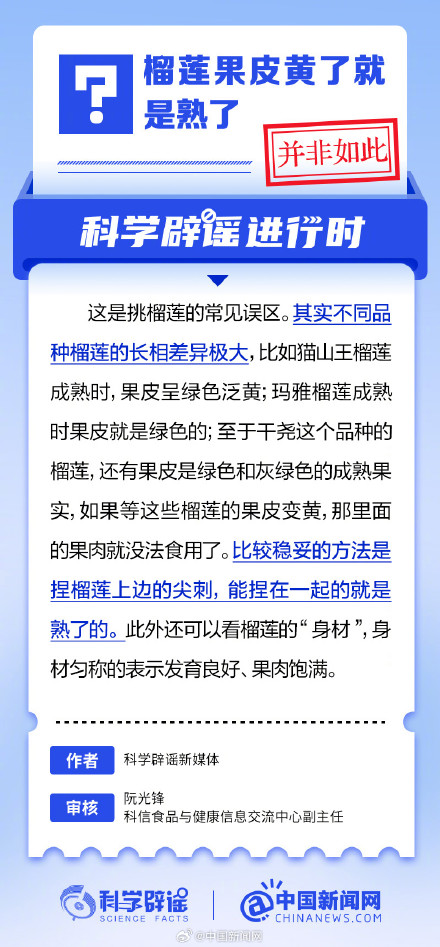 榴莲果皮黄了就是熟了? 榴莲果皮黄了就是熟了?