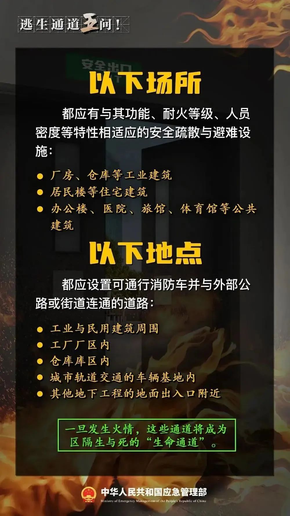 安全生产月 | 畅通生命通道,必知! 安全生产月 | 畅通生命通道,必知!