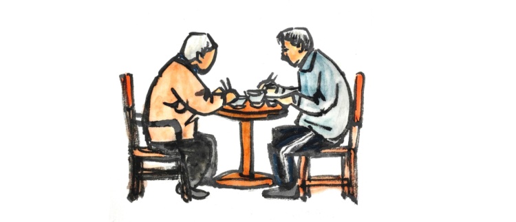 74岁上海作家，和98岁母亲一起住养老院