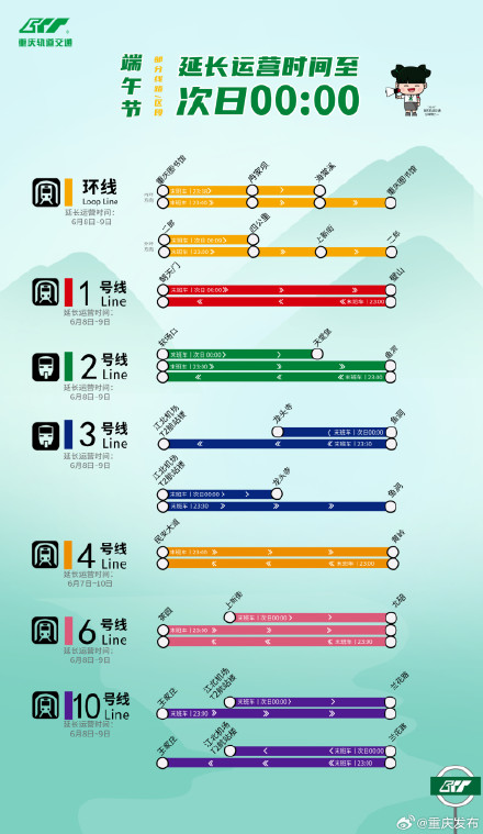 收藏备用！重庆端午出行指南请查收