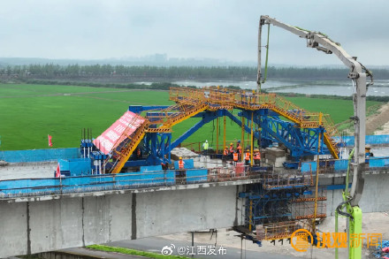 昌九高铁建设新进展 昌九高铁建设新进展