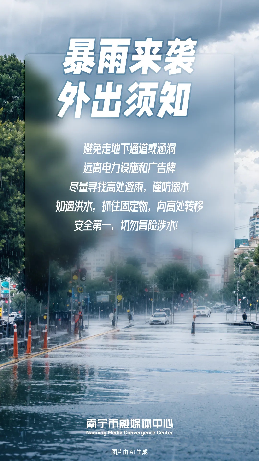 南宁发布暴雨橙色预警！请注意这些→