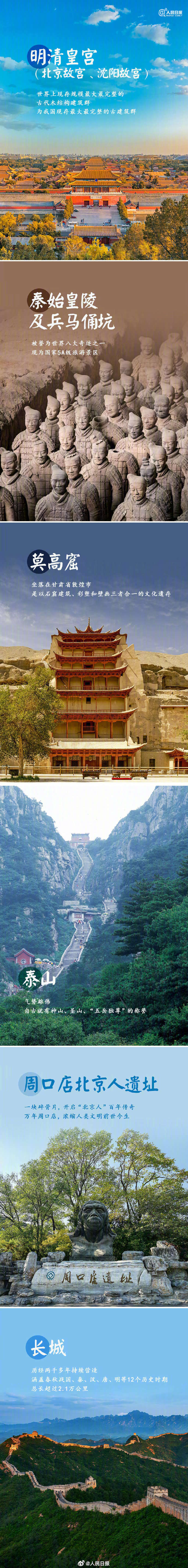 收藏!中国57项世界遗产全名单 收藏!中国57项世界遗产全名单