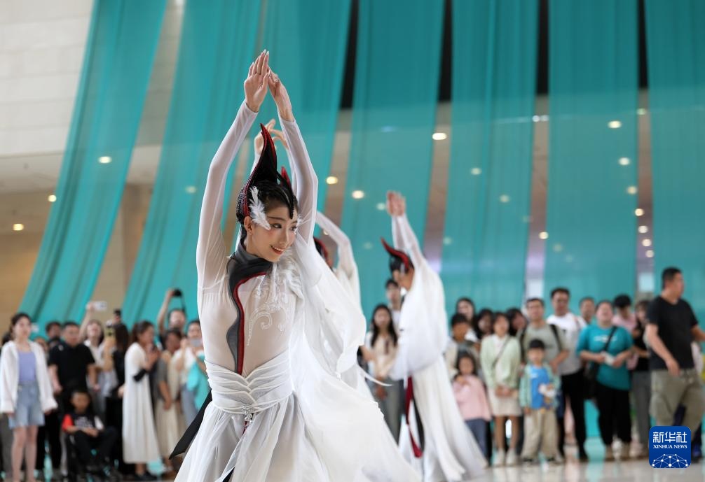 《国宝辽宁&middot;瑞鹤篇》快闪表演在辽博举行