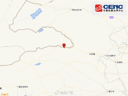 内蒙古锡林郭勒4.0级地震
