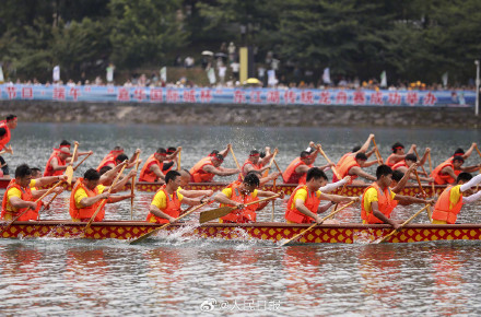 今日端午，看赛龙舟每一帧都好嗨