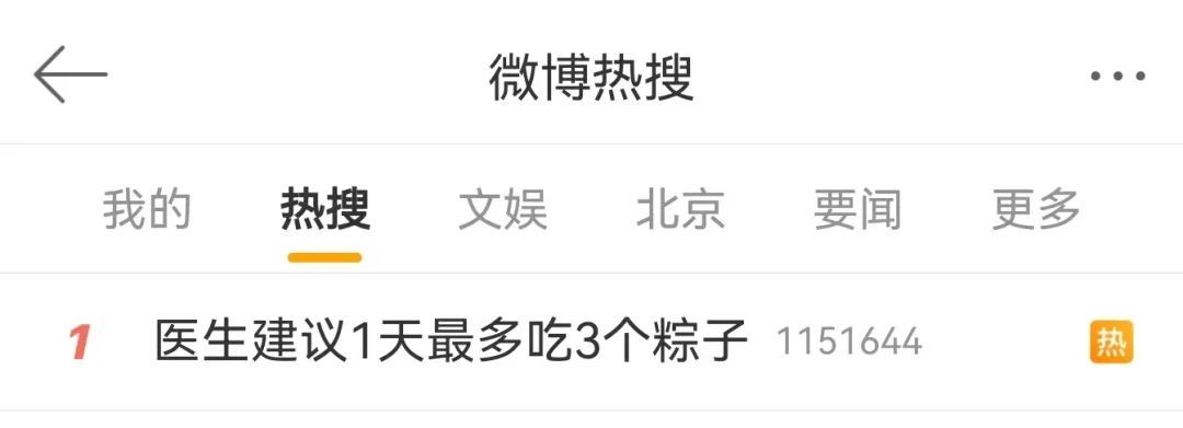 热搜第一!一天能吃多少个粽子? 热搜第一!一天能吃多少个粽子?