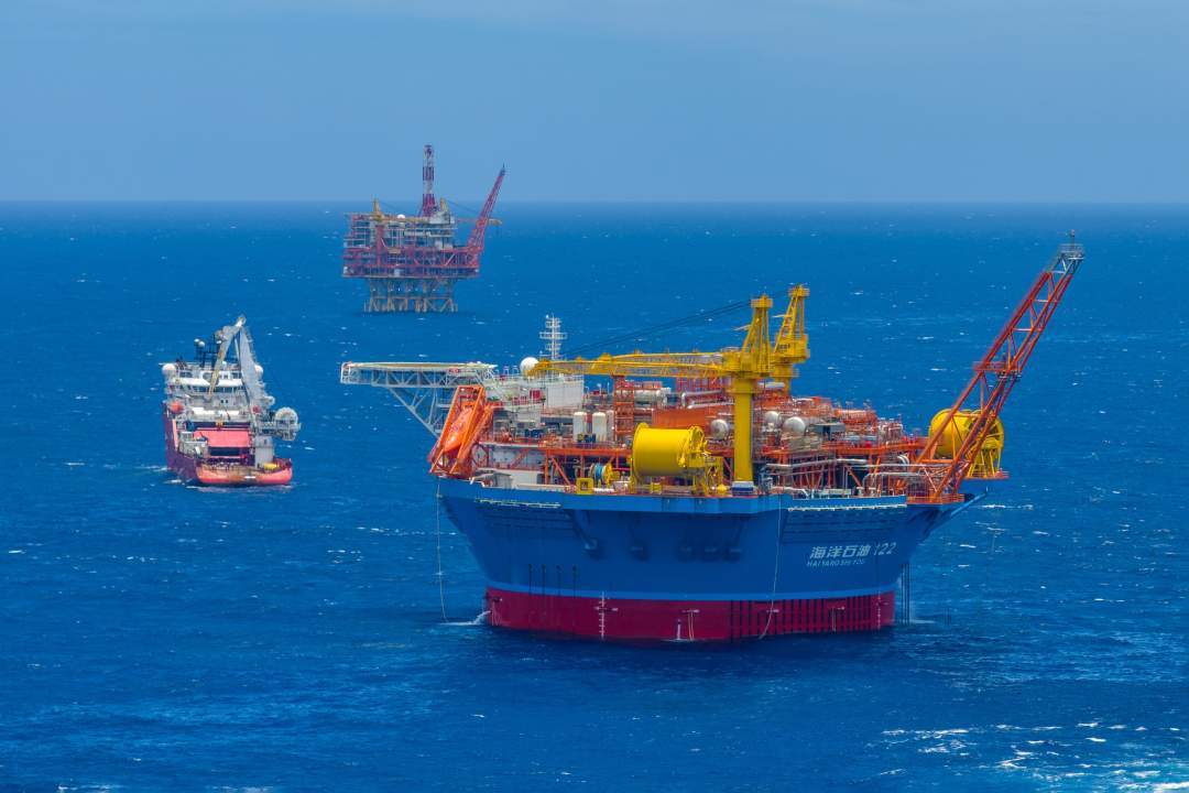 稳扎深水！“海葵一号”完成海上安装