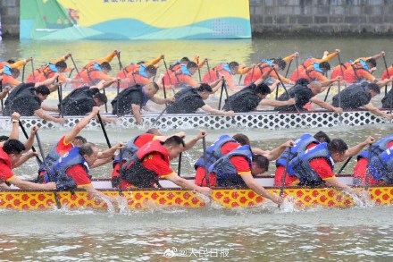 今日端午，看赛龙舟每一帧都好嗨