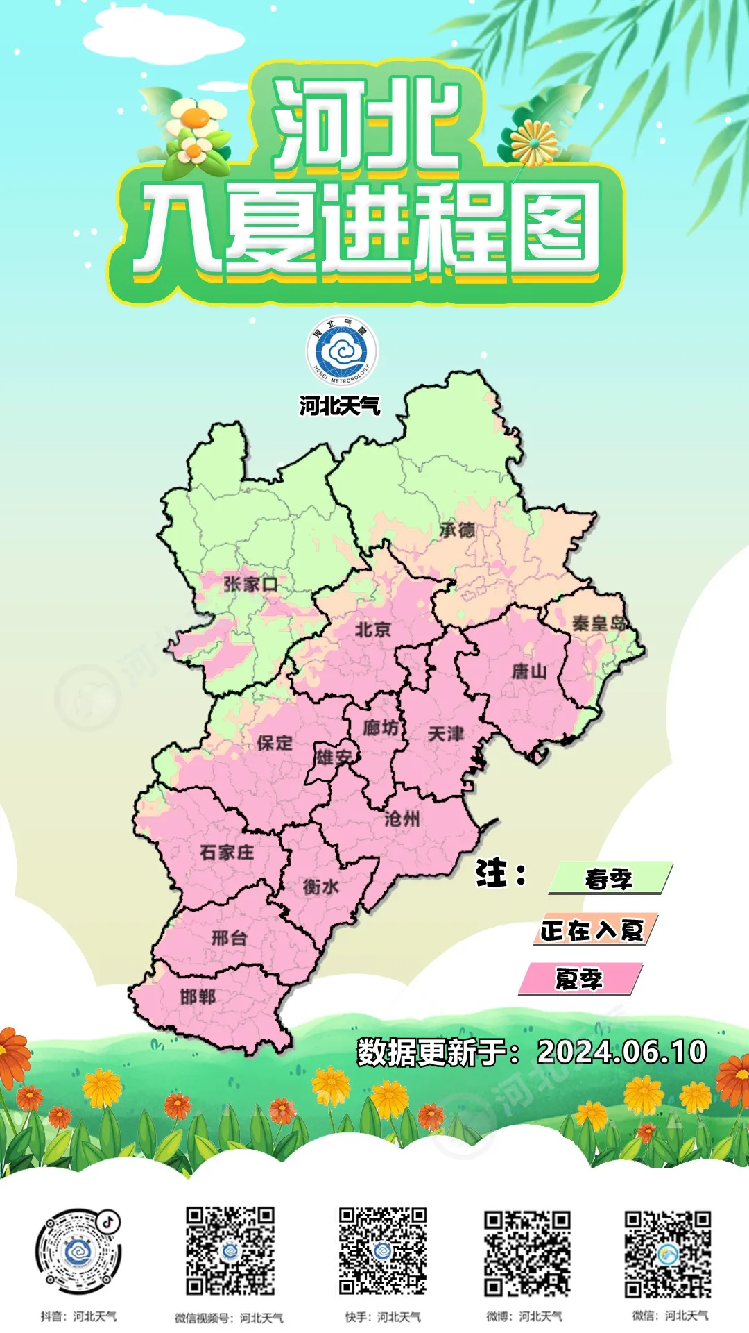 中到大雨+冰雹!最高43℃!河北未来三天…… 中到大雨+冰雹!最高43℃!河北未来三天……