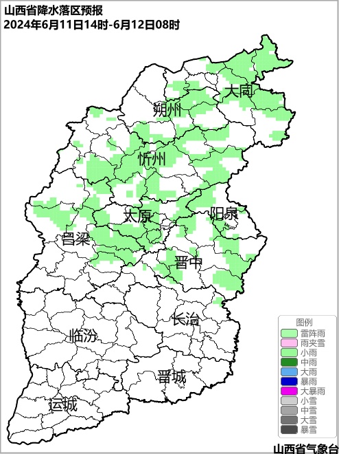 山西南部局地将有40℃以上高温天气