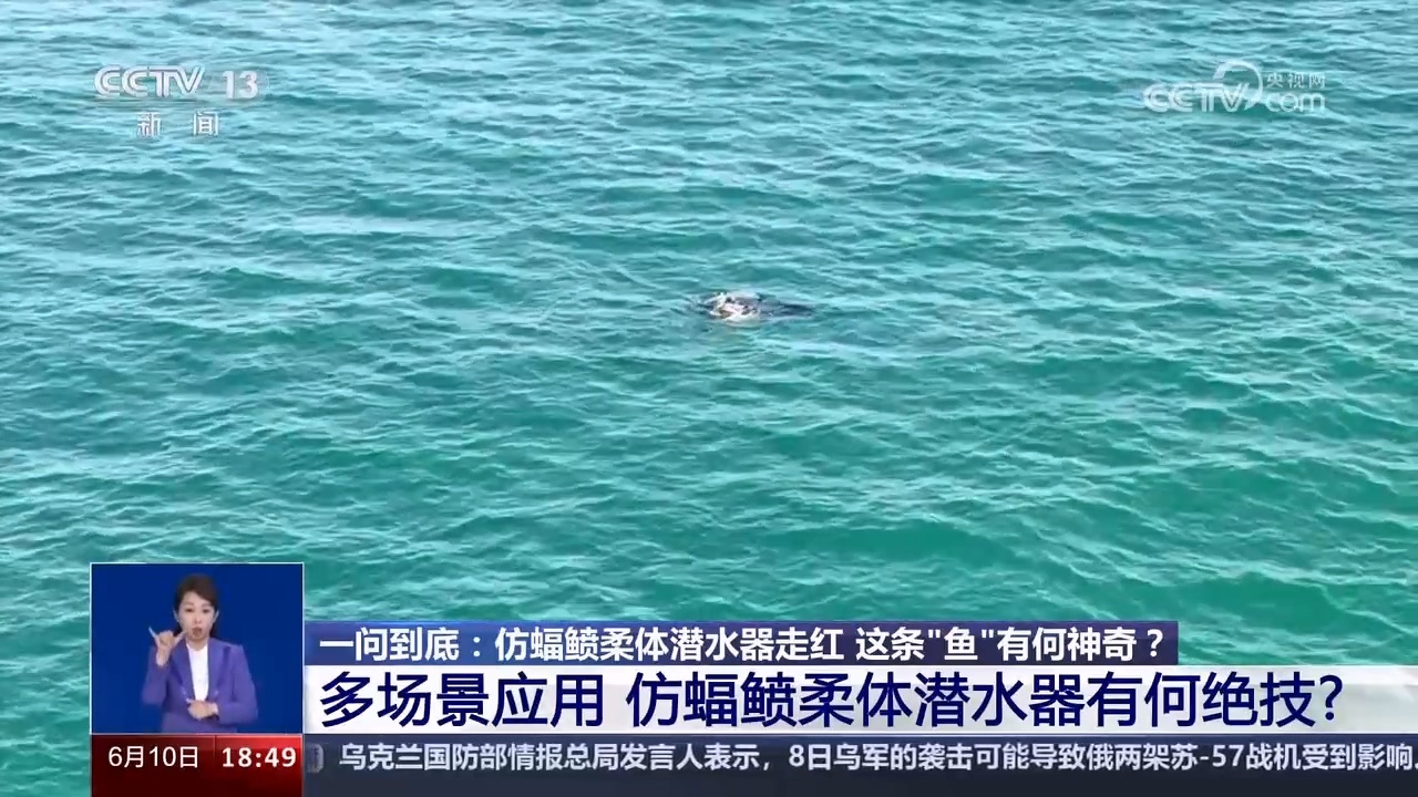 仿蝠鲼柔体潜水器走红 这条“鱼”有何神奇？