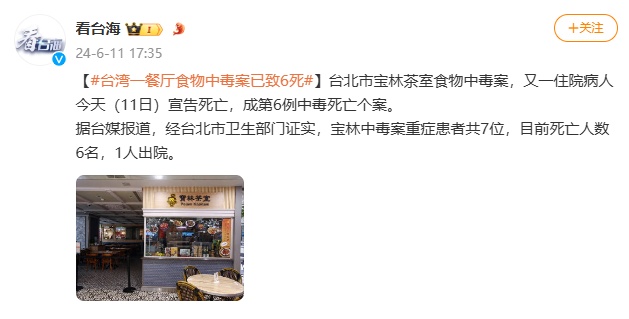 致6人死亡!警惕!近期高发:1毫克即可致命 致6人死亡!警惕!近期高发:1毫克即可致命
