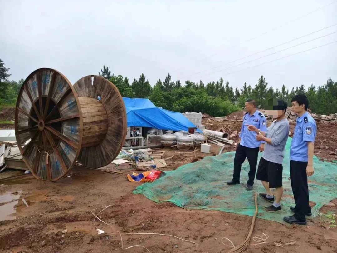 盗窃电缆线800余斤！衡阳县一工地务工人员被抓！