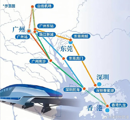 广州高速磁浮规划曝光,连通深圳 广州高速磁浮规划曝光,连通深圳