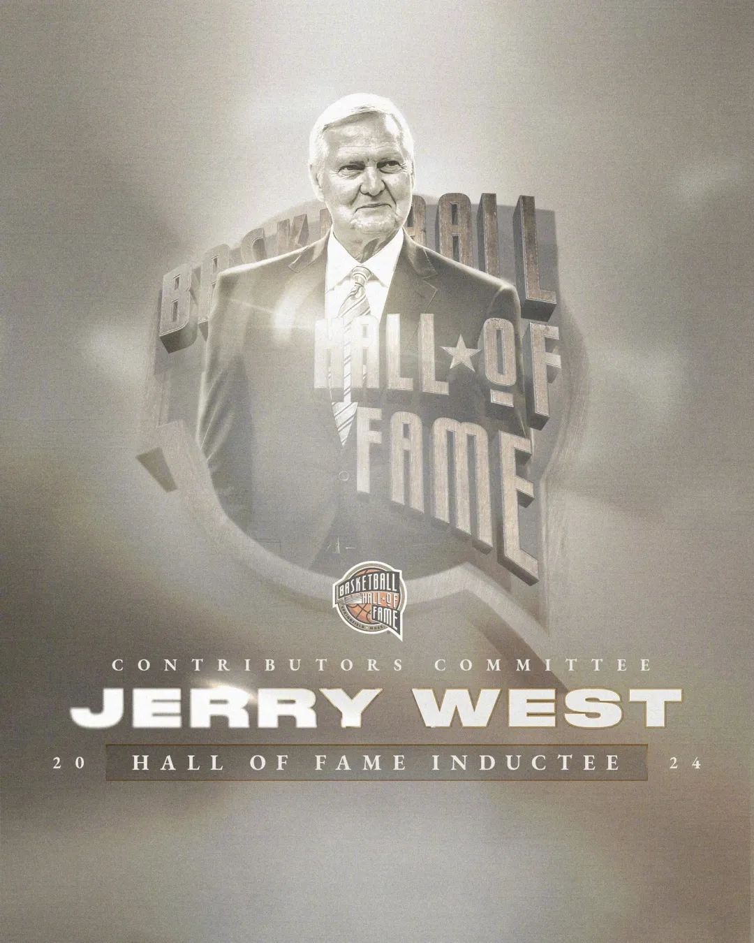 前湖人传奇球员,NBA logo原型杰里·韦斯特去世 前湖人传奇球员,NBA logo原型杰里·韦斯特去世