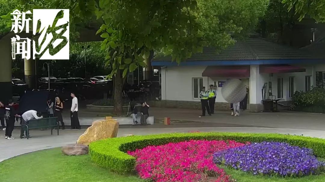 沪公园内一少年散步晒太阳，民警：不对劲！