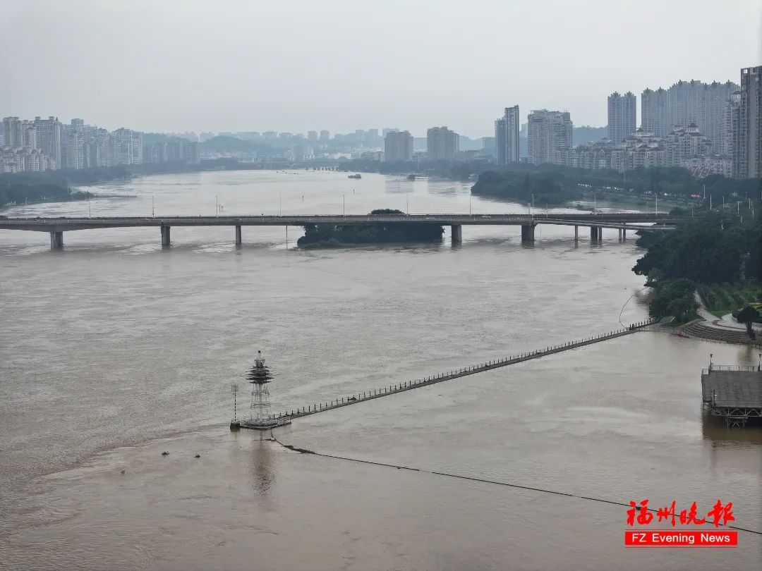 福建本轮降水最强时段来了！闽江洪水黄色预警