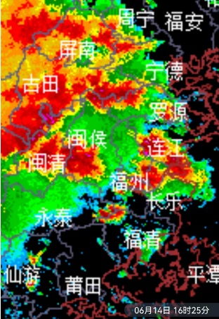 福建本轮降水最强时段来了！闽江洪水黄色预警