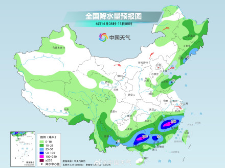 贵州到江南一带19日前雨势强劲 江西福建等地或现大暴雨 贵州到江南一带19日前雨势强劲 江西福建等地或现大暴雨