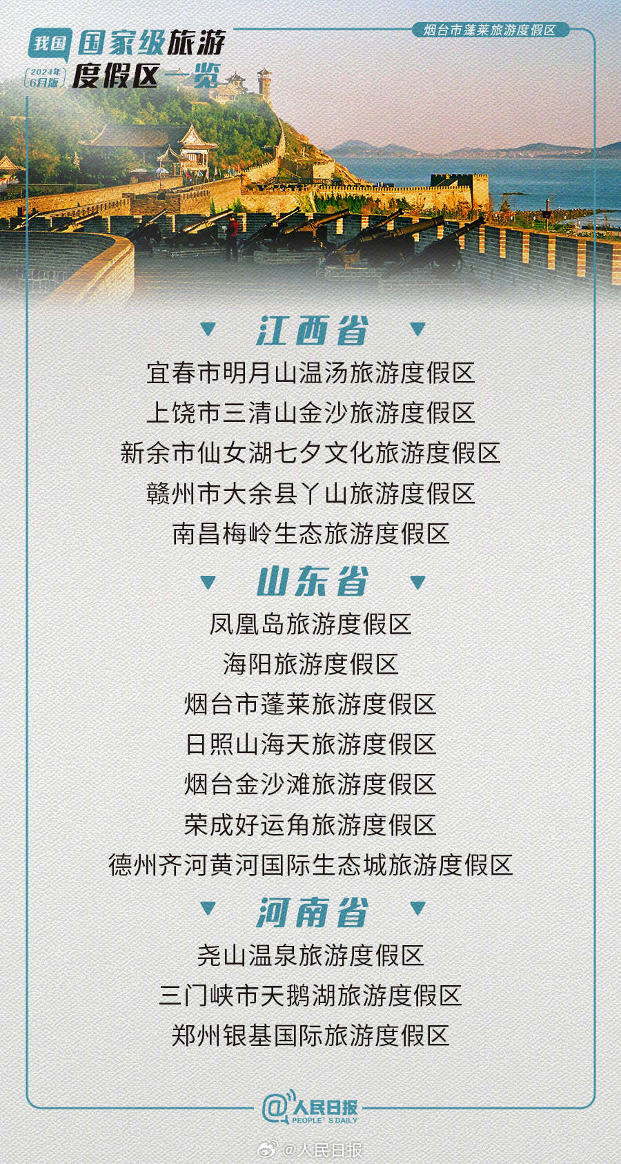 新增22家!看国家级旅游度假区是哪85家 新增22家!看国家级旅游度假区是哪85家