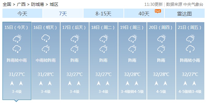 多地发布暴雨预警！桂江出现1号洪水 16号前广西持续降雨