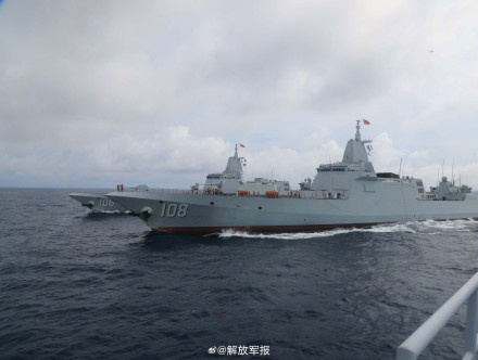 看现场！海军舰艇编队实战化训练