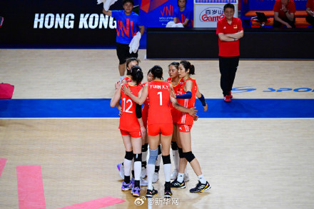 祝贺！世界女排联赛中国香港站：中国女排3比0胜德国女排