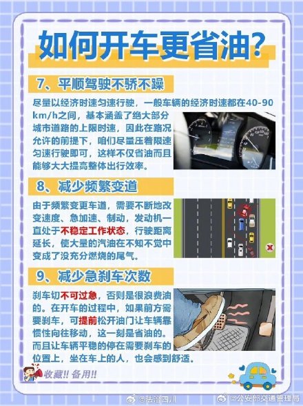 正确保养汽车小知识，以及如何开车更省油？