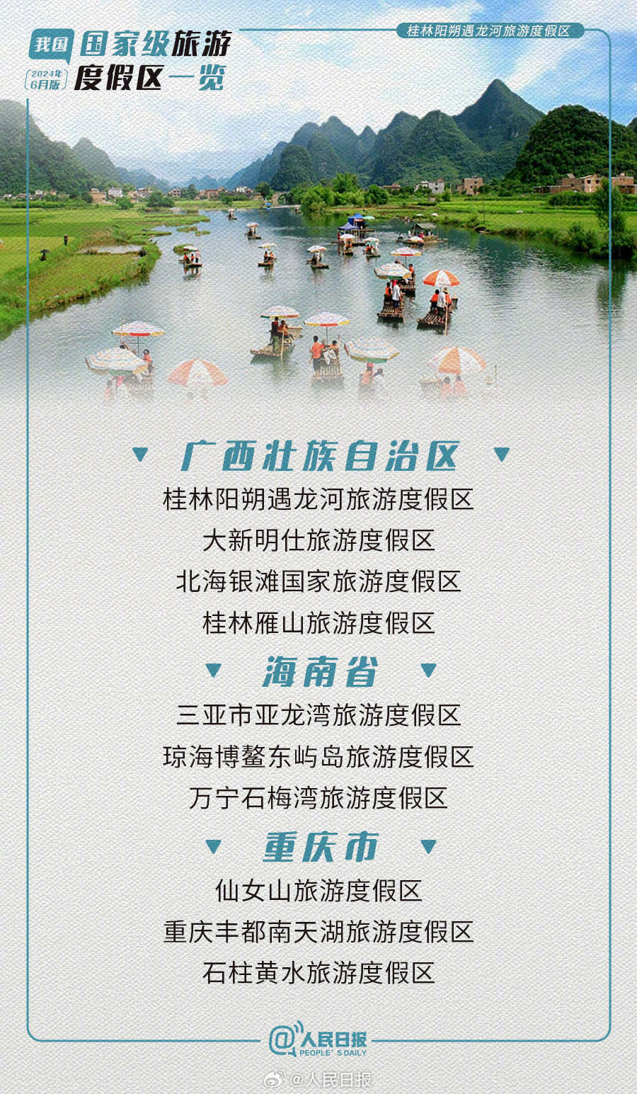 新增22家!看国家级旅游度假区是哪85家 新增22家!看国家级旅游度假区是哪85家