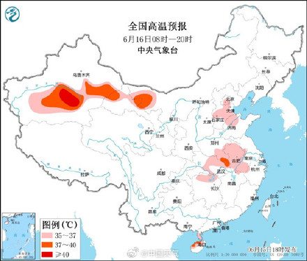 高温预警已连发9天！南方主雨带要挪窝？