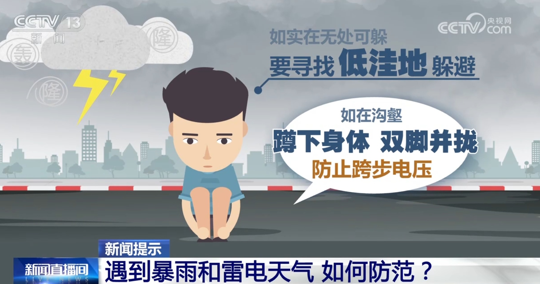 如果遇到暴雨和雷电天气 如何才能保证自身安全？