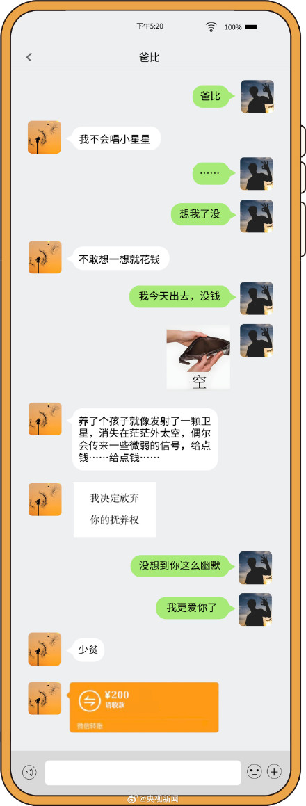 爸爸真的会把表情包当作我 爸爸真的会把表情包当作我