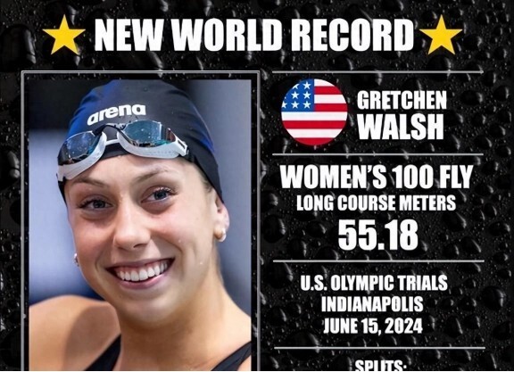 张雨霏奥运冲金难度加大,美国新星大幅提升100蝶世界纪录 张雨霏奥运冲金难度加大,美国新星大幅提升100蝶世界纪录