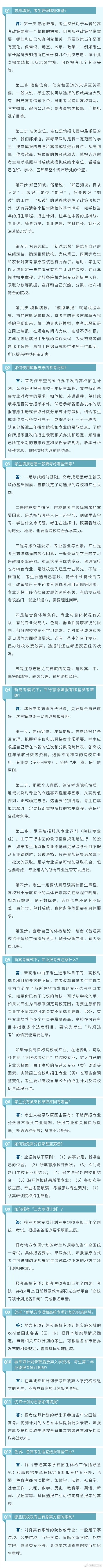 高考志愿填报策略问答,你关心的都在这→ 高考志愿填报策略问答,你关心的都在这→