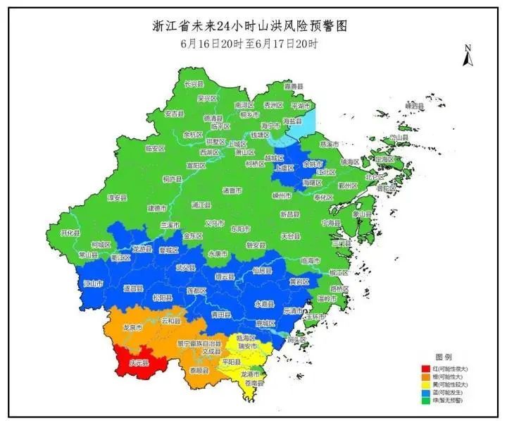 一地紧急通知：停课！28地山洪预警，浙江暴雨范围再扩大，红色预警持续