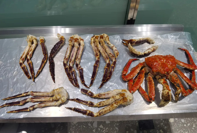 北京大兴机场海关查获一批海鲜 北京大兴机场海关查获一批海鲜