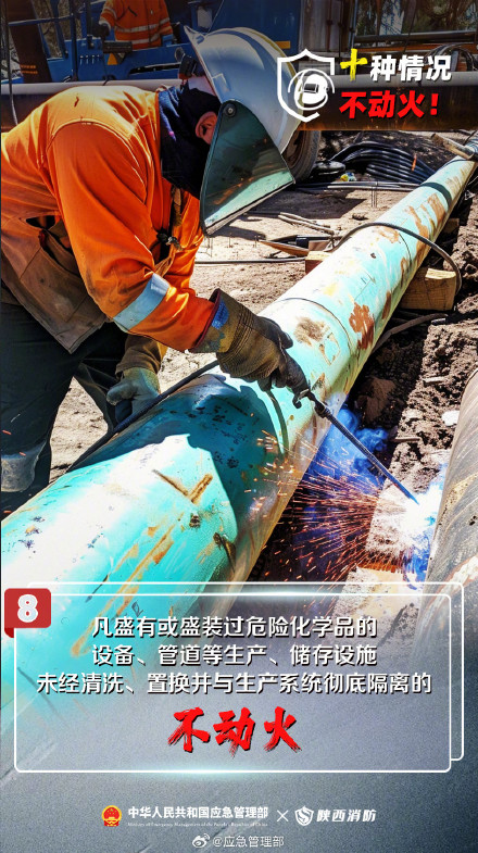 注意！这10种情况不能动火！