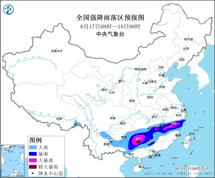 暴雨橙色预警!今天贵州局地有大到暴雨→ 暴雨橙色预警!今天贵州局地有大到暴雨→