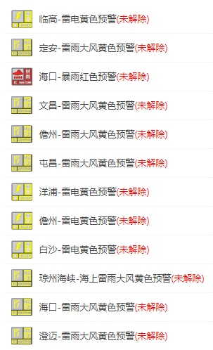 海口发布暴雨红色预警信号！这些地区要注意→