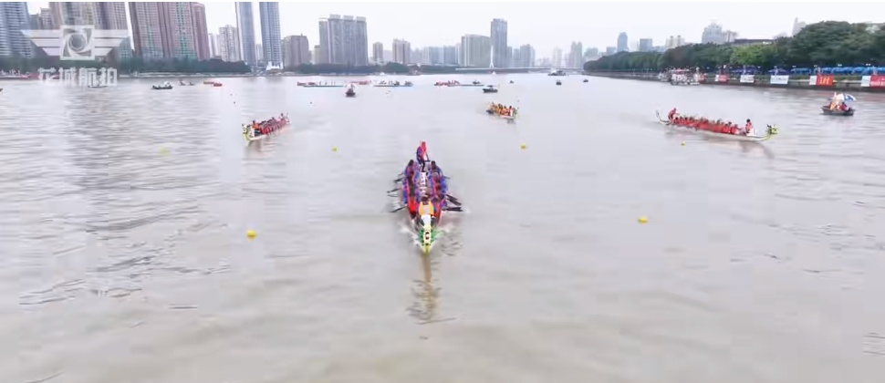 111条猛龙珠江争霸！广州国际龙舟邀请赛高燃画面来了